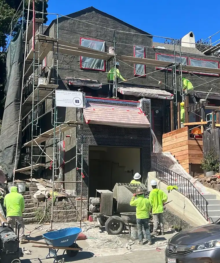 House under renovation