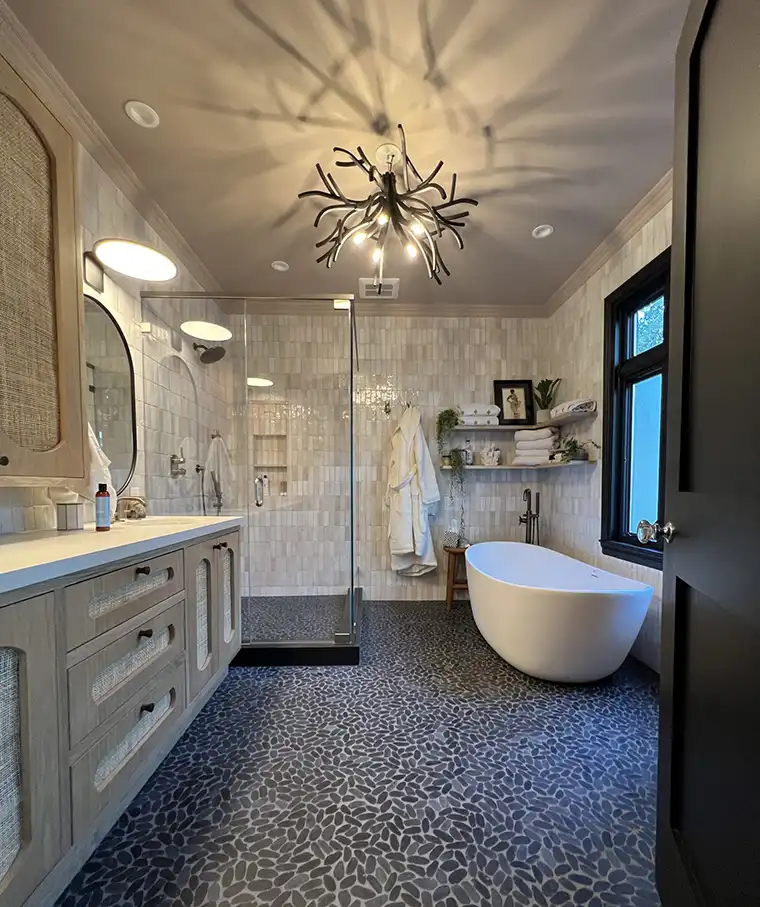 Renovated bathroom