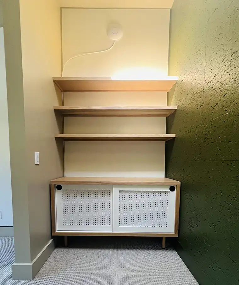 Custom built storage unit