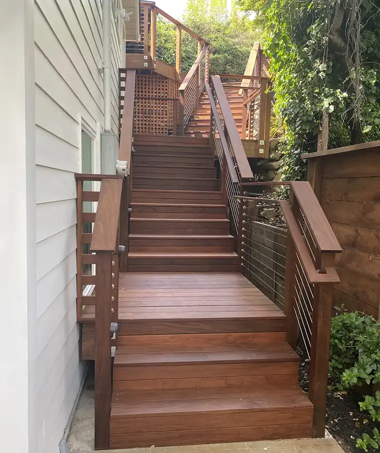 New stairway